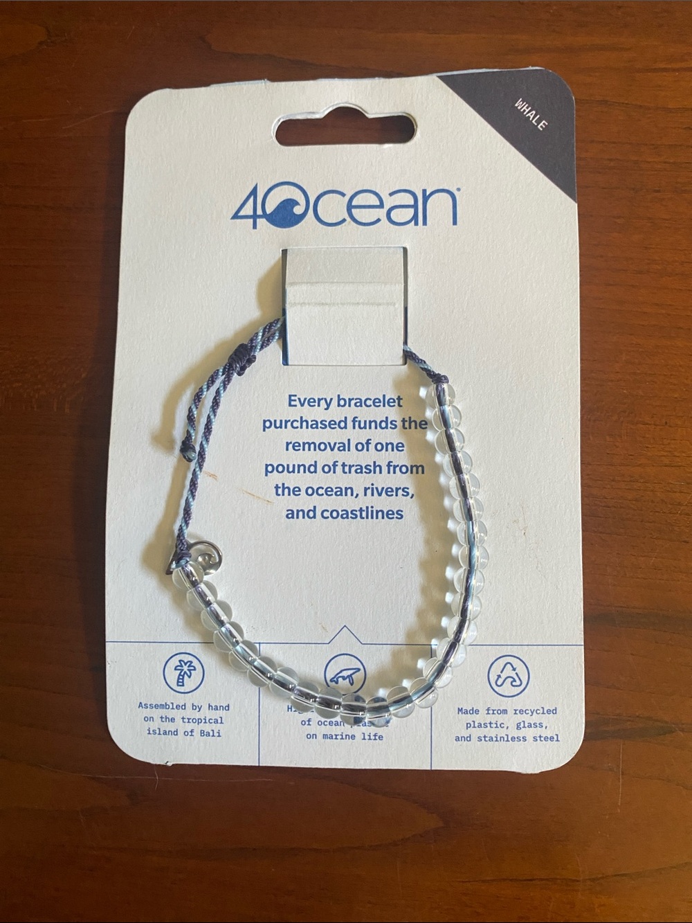 4Ocean Bracelet. Together we can end the ocean plastic crisis. NWT